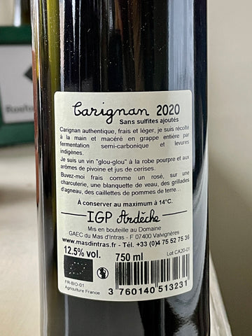 IGP Ardèche Carignan